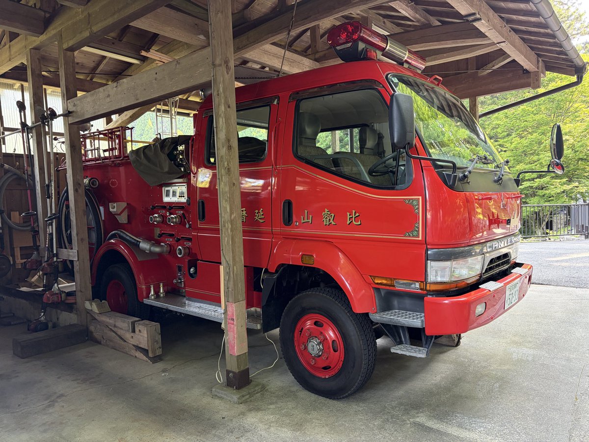 0070723's tweet photo. 延暦寺には消防車🚒があります https://t.co/tDOffpUx2f