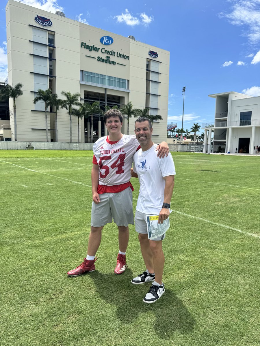 Pippin_Athlete's tweet photo. Had a great camp at the beautiful FAU! Strong performance in punt and short snap competition. Great to see @KornblueKicking at the camp. Thank you @CoachSchov for an invite and a chance to compete. @HKA_Tanalski @moorepete18 @KornblueSnappin @HerndonFtbl @PrepRedzoneVA @OffTheUprights0 @CoachPippinx2
