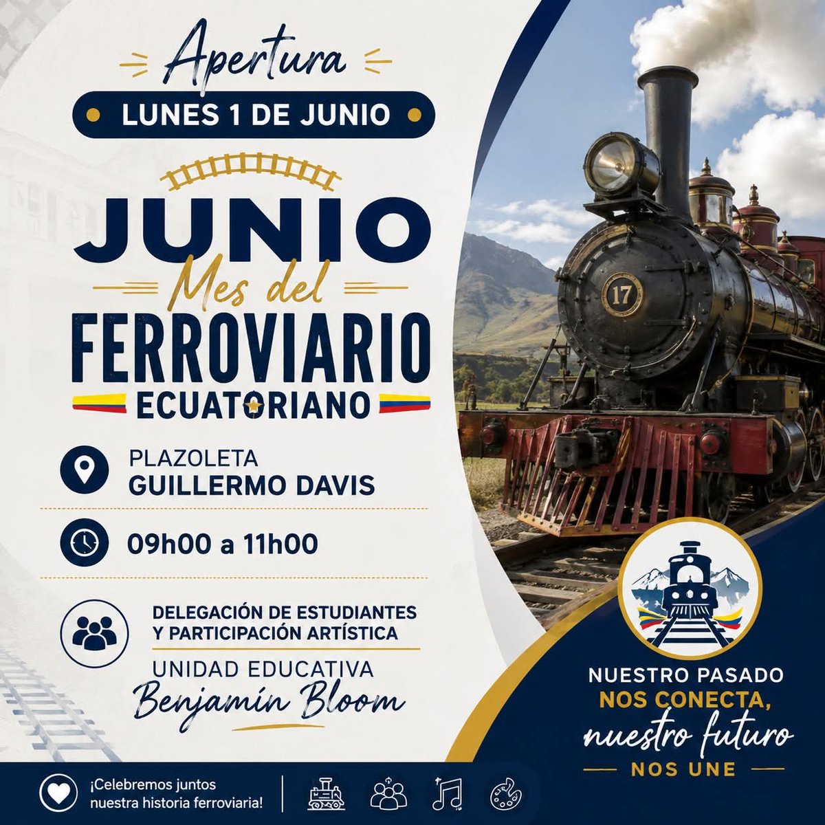 eatkinsonp's tweet photo. Comité “Memorias del Ferrocarril” de Eloy Alfaro – Durán. https://t.co/KeR5UiSjra