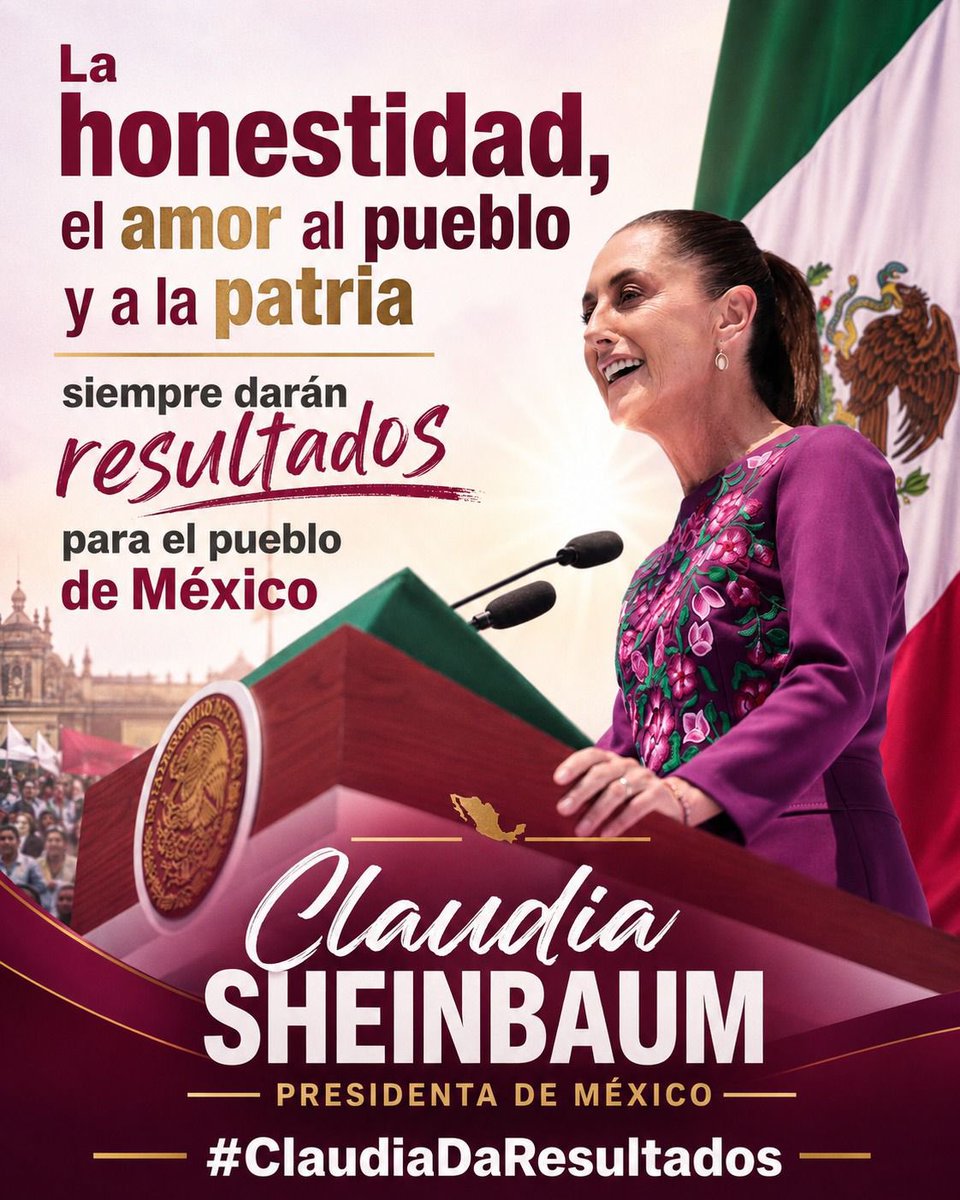 Edy_GA's tweet photo. Cuando el servicio público se guía por la honestidad y el compromiso con la gente, los resultados hablan por sí mismos. México avanza con paso firme. 🇲🇽✨
#ClaudiaDaResultados https://t.co/XSDDO36pdo
