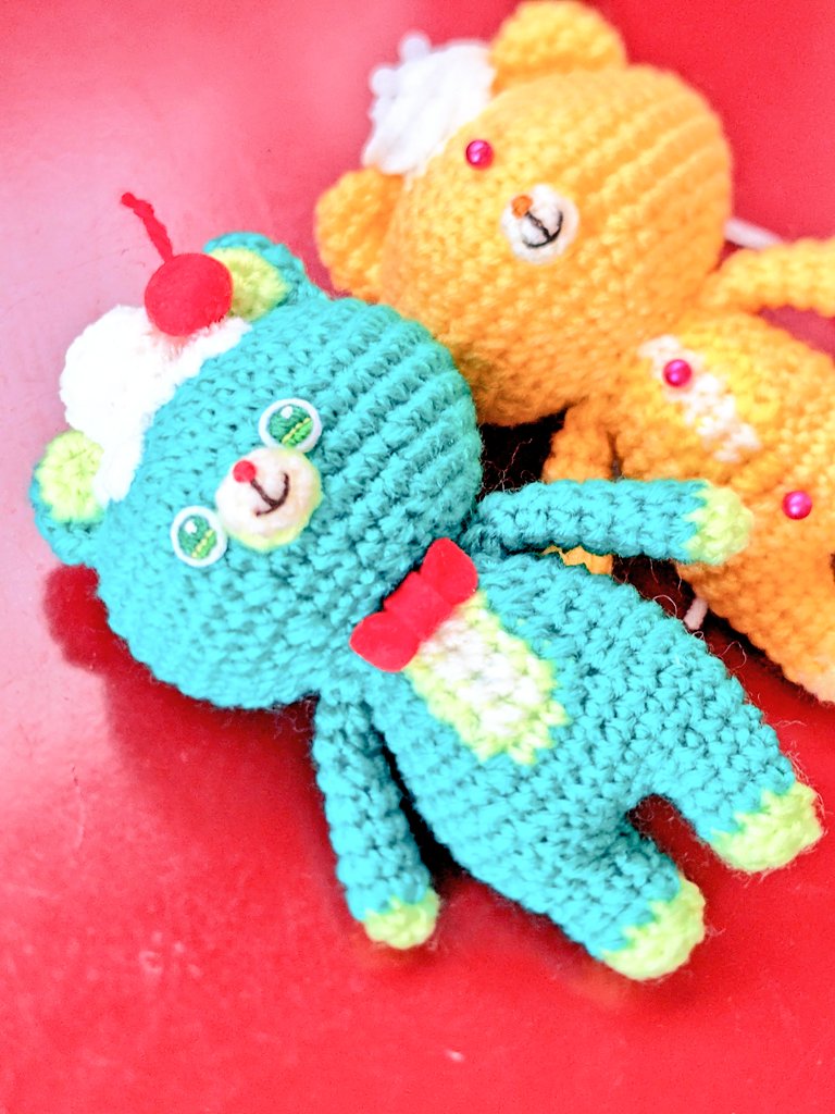 リクエスト専用ページ♣︎あみぐるみ ハンドメイド おはようございます🧶 試作中🤔🤔🤔 #あみぐるみ #ハンドメイド