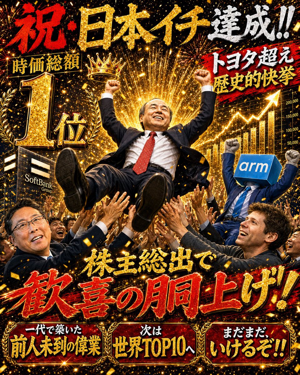 全財産ソフトバンクグループへの道 tweet media