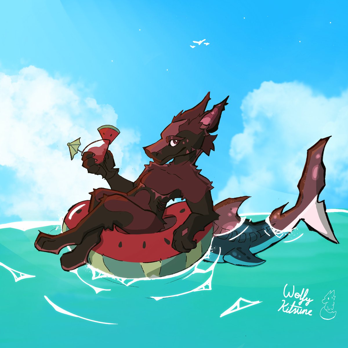 wolfykitsu002's tweet photo. The first art raffle winner.
A drawing for @SirBeanns1 

#furry https://t.co/1FtNwVJkrw