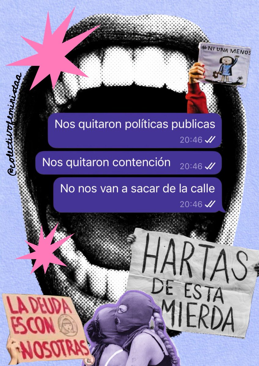 ColectivoFemin6's tweet photo. #3J #NiUnaMenos #ColectivoFeminista 🔥🔥🔥🔥🔥 https://t.co/ogFukxjOMQ