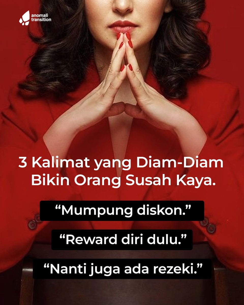 anomalitrans's tweet photo. Kelihatannya sepele, tapi kalau terus dipakai buat membenarkan impulsive spending, lama-lama bikin finansial bocor tanpa sadar 😅

Karena masalah finansial sering dimulai… bukan dari penghasilan kecil, tapi dari kebiasaan kecil yang diulang terus.

#EdukasiFinansial https://t.co/JgFrEuEnYn