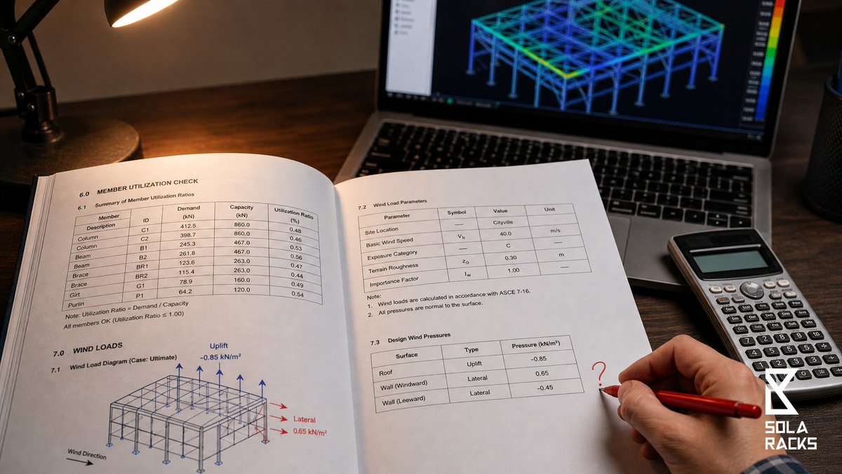 solaracks's tweet photo. Filed. Never read. Your supplier's load calc report is a quality gate most EPCs skip. 5 red flags: https://t.co/nAxULbOIYG #Solaracks #BeSupported #theboringracks #solarmounting #solarracking https://t.co/eiNCl3TwjT