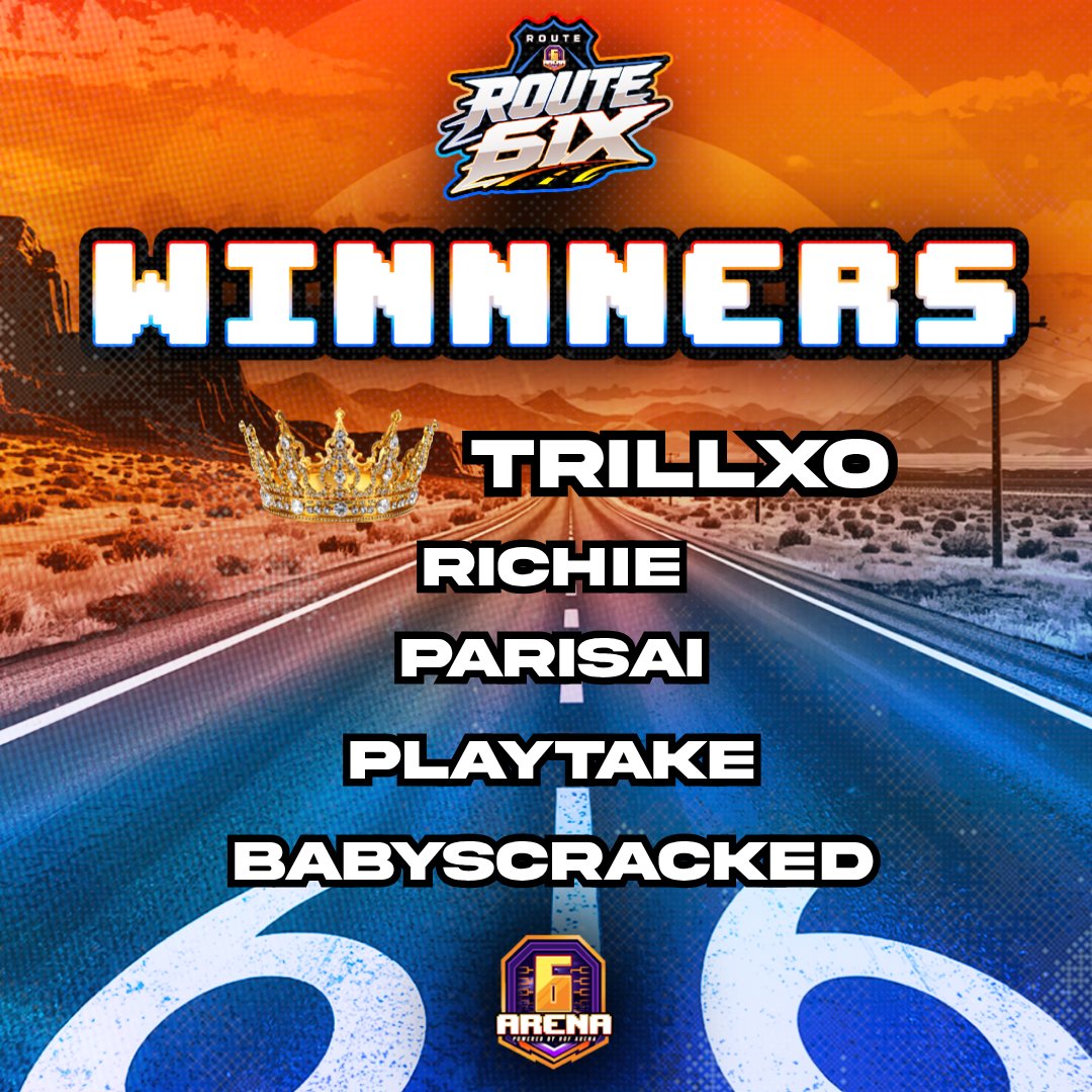 HOFArena's tweet photo. CONGRATS TO THE FIRST BRACKET #Route6ix ARENA WINNERS!

@trill_kareem
RICHIE (ALWAYSBEENME)
@2kParisAi 
@Plqytake_ 
@BabysCracked 

They are the FIRST Arena Member to obtain the 6ix Route Tag in the 6iX, a tag they successfully earned in 1 of 3 days it'll be available to get!

@HOFLeague2K @HOFWorld2K @DUNKLeague2K
@MacOffSix @RiskTakersGC @iNetworkSports @NDProAmPage_