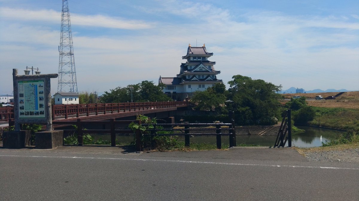 teru_21's tweet photo. 墨俣城 https://t.co/9vecVDeq6Y