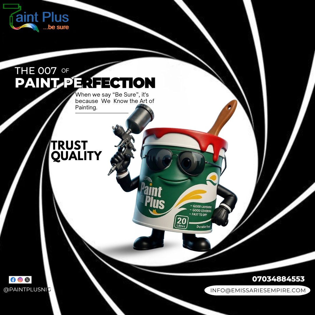 paintplusnig's tweet photo. Discover the essence of Paint Perfection with our services! When we say "be sure," it’s a promise rooted in our mastery of the artistry of painting. Let us transform your space into a vibrant masterpiece! https://t.co/4837OILUUb
