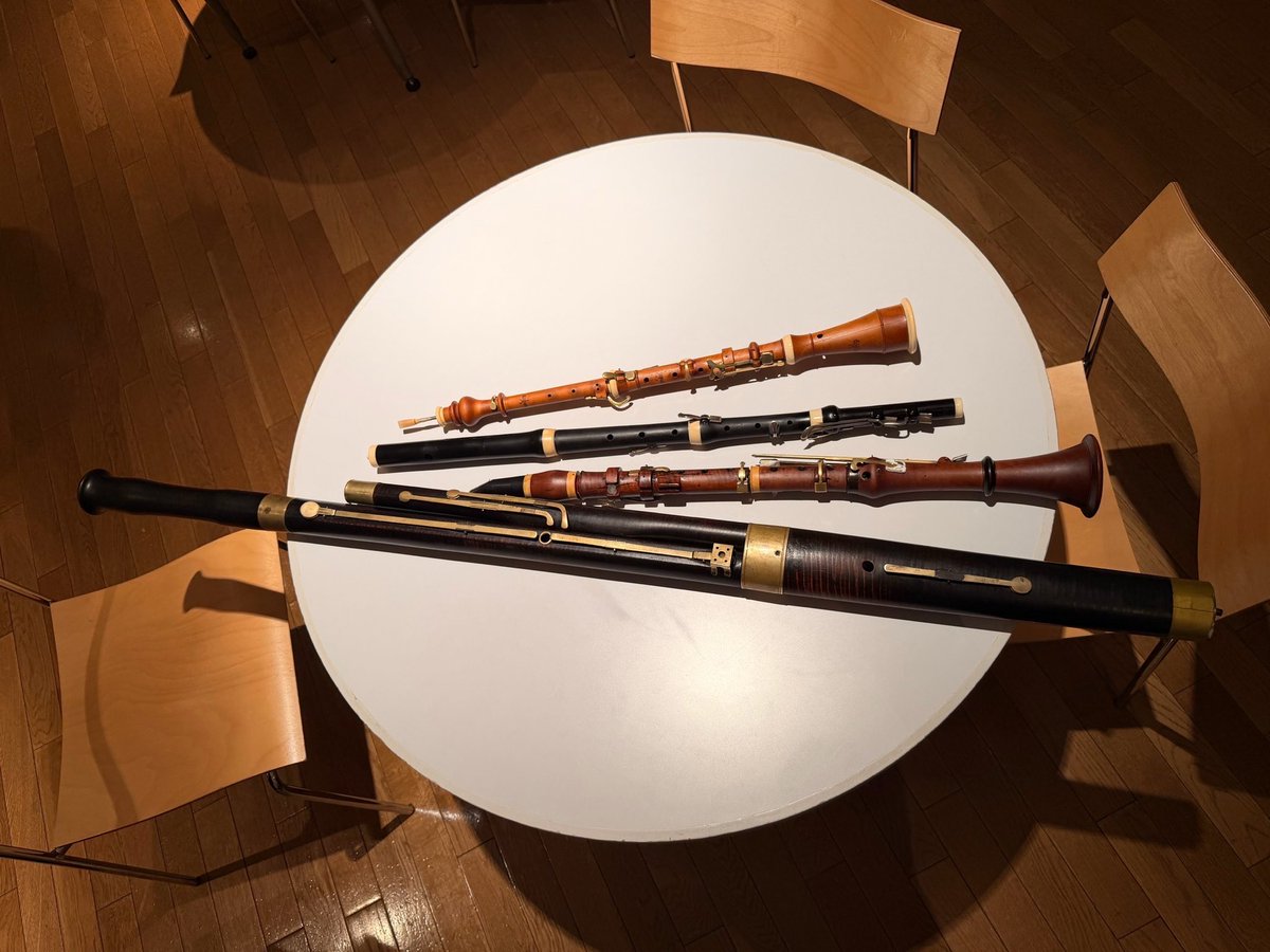 mori_fagott's tweet photo. なんという奇跡…！
昨日200年以上の時を越えて、Grenserの木管楽器が川崎に集結。ハイドンを奏でました🥹
言葉にならない🥹 https://t.co/VO2WzEudrk