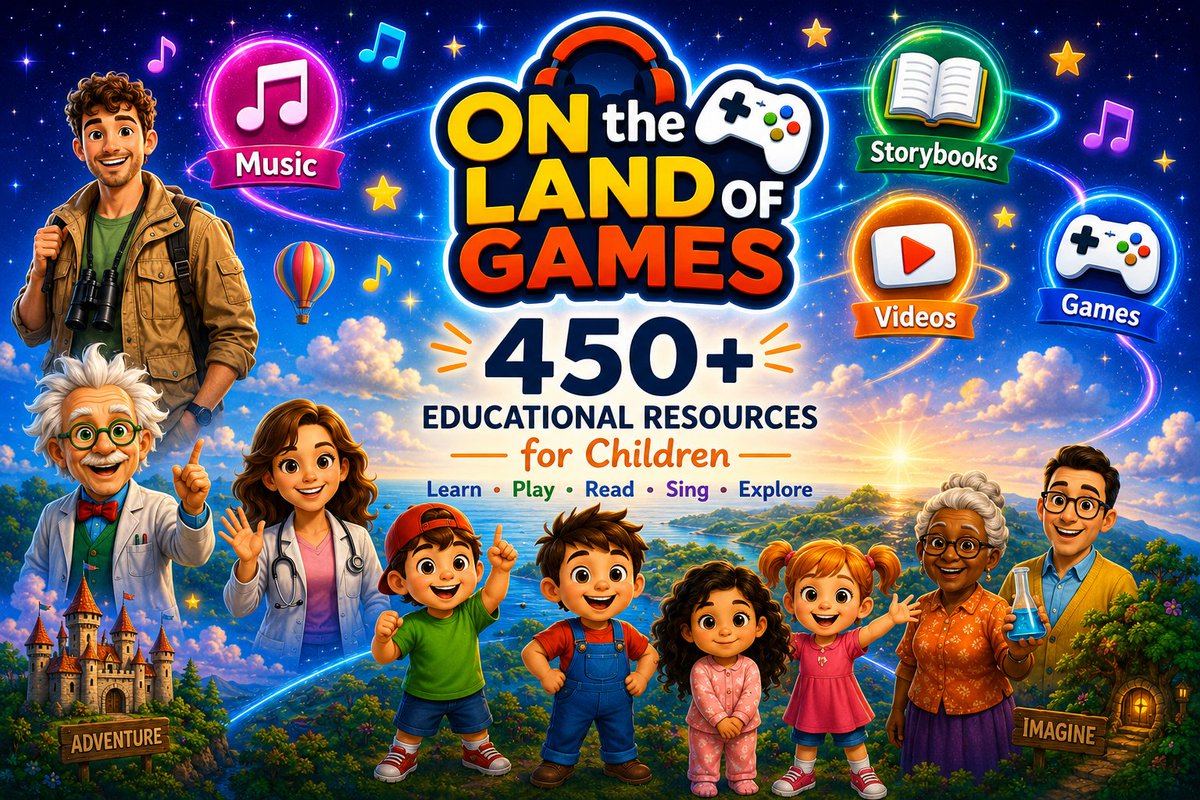 OntheLandofGame's tweet photo. More than games.
🎵 Music
📚 Storybooks
🎬 Videos
🎮 Educational Games

450+ resources designed to inspire children to learn, explore, create, and grow.

#OnTheLandOfGames #KidsLearning #Education #LearningThroughPlay #EdTech https://t.co/xZSRT4EEJy