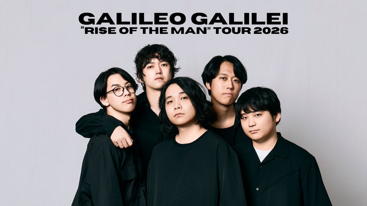 NRMinc's tweet photo. ⋱ 𝕃𝕀𝕍𝔼 𝕀ℕ𝔽𝕆 ⋰
Galileo Galilei
”Rise of The Man” Tour 2026
11月10日(火)
仙台darwin
OPEN18:00/START18:30
🎫FC先行受付中!
詳しくはオフィシャルサイトへ👇
https://t.co/MojGpUdWmv
#GalileoGalilei #RiseofTheMan #RoTM
https://t.co/AHymr2u7BH https://t.co/234shStVHK