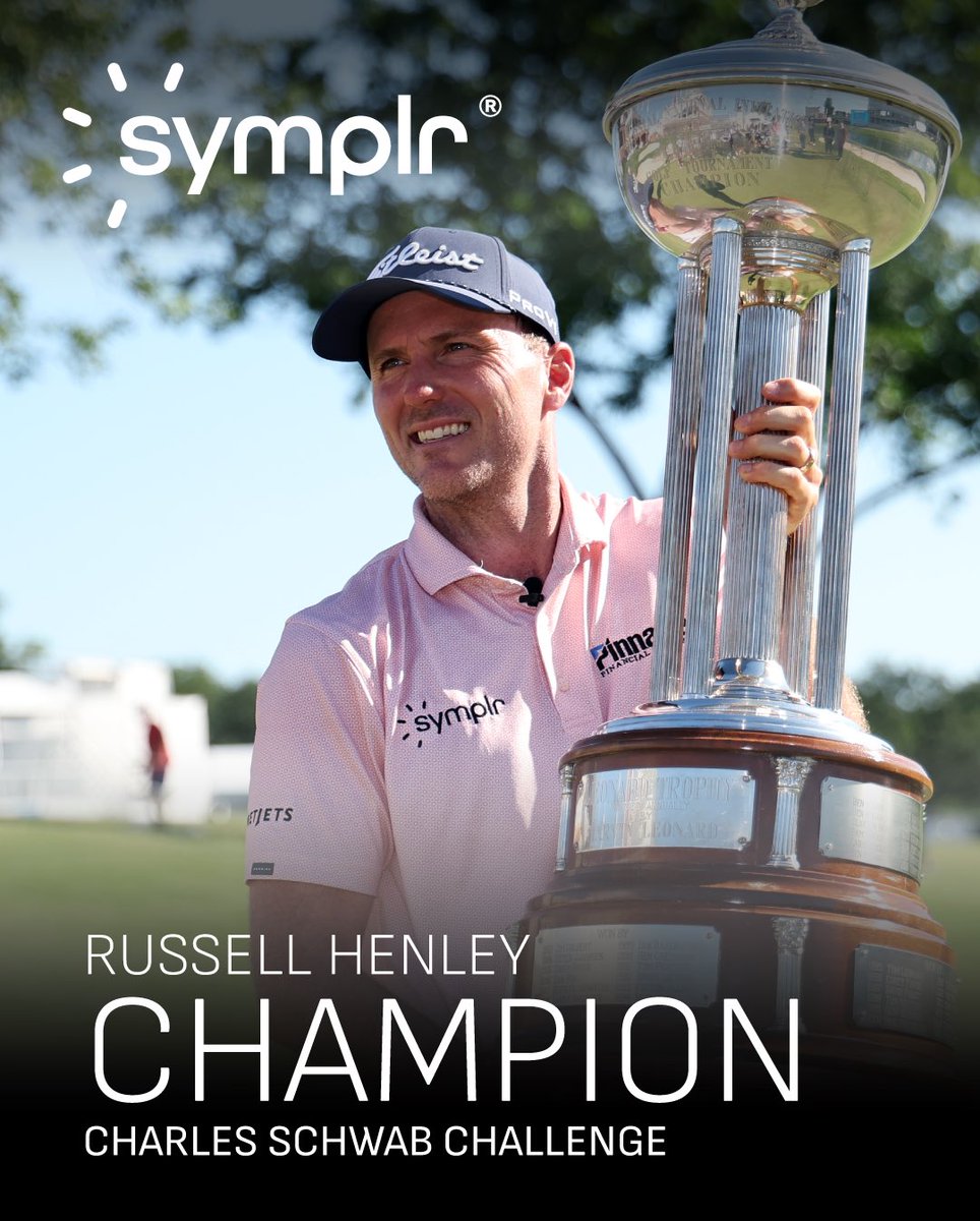 symplr's tweet photo. #Teamsymplr Russell Henley seals the deal in a playoff hole and captures the win at the @CSChallengeFW! https://t.co/C0dxnUCWKc