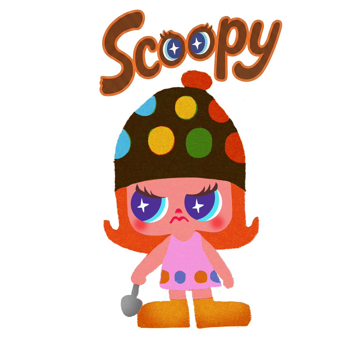 mamoru_yamamoto's tweet photo. ไธๅฃใกใใใ ใ๏ผใฃใฆใใคใๆใฃใฆใScoopy Meet Scoopy! ๐ฅ
A grumpy girl who is always angry and demanding, "Let me have a bite!" #scoopy #brattypops #arttoy #designertoy #blindbox #characterdesign #originalcharacter #illustration #kawaiiart #grumpygirl #justonebite #arttoys https://t.co/vUvKzFwPX7