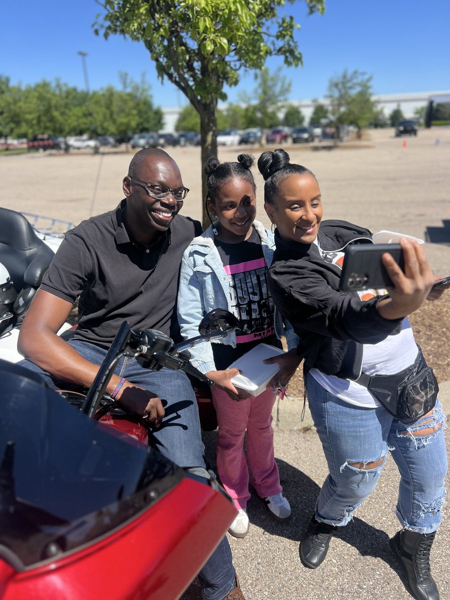 garlin's tweet photo. Proud to #StandTALL with UAW Region 1 at today's Blessing of the Bikes. 🏍️ As your next Secretary of State, I'll make sure the SOS office works for Michigan's bikers, from titles and registrations to motorcycle endorsements and licenses. The open road starts at the Secretary of State’s office, and I'm committed to making that front door as easy to walk through as possible.