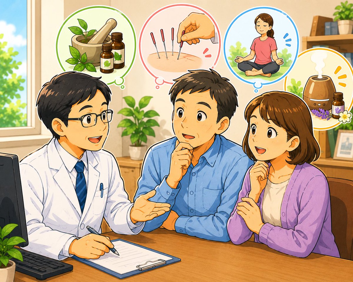 HoL8vx's tweet photo. 【“自然のもの”なら安心？補完代替療法の落とし穴】

おはようございます。原田大二郎です。今日は「補完代替療法（健康食品や民間療法など）の注意点」についてのクイズです。

Q：がんの治療において、健康食品やサプリメントといった「補完代替療法」を利用する際、特に注意すべきリスクの一つである「機会損失」とは、医学的にどのような意味を指すでしょう？

1️⃣ 高額な費用を請求され、経済的な損失を被ってしまうこと
2️⃣ 標準治療を否定する療法に傾倒し、最も効果的な治療を受ける機会を逃してしまうこと
3️⃣ 複数のサプリメントを併用することで、本来の自然治癒力が失われてしまうこと

解説
💡 近代西洋医学と組み合わせて利用されることのある補完代替療法ですが、これに頼りすぎることで生じる最大の危険の一つが「機会損失」です。

📌 補完代替療法を利用する際の3つのリスク
- 機会損失：標準治療（現時点で最も効果的とされる治療）を否定するような療法に近づき、標準治療を受ける機会を逃すことで、より深刻な健康問題につながる危険性。
- 健康被害：「自然」や「天然」の言葉が必ずしも安全とは限らず、身体に害を及ぼすリスクがある。
- 経済被害：治療費が高額だからといって必ずしも効果が高いわけではなく、金銭的なトラブルに巻き込まれるリスクがある。

⚠️ 1️⃣ は「経済被害」に該当します。「機会損失」の最も恐ろしい点は、2️⃣ のように適切な治療のタイミングを逸してしまうことです。

✅ 正解：2️⃣ 標準治療を否定する療法に傾倒し、最も効果的な治療を受ける機会を逃してしまうこと

🩺 健康長寿のためのアドバイス
「標準治療」という言葉は「並の治療」と誤解されがちですが、実際は科学的根拠に基づいた現時点で最良の治療法です。補完代替療法を試してみたい場合は、決して自己判断で標準治療を中断せず、まずは必ず主治医に相談してください。

📌 参考：厚生労働省eJIM「健康・医療情報の見極め方・向き合い方 患者さんとご家族のための手引き」
👉 https://www.ejimか.mhlw.go.jp/public/overseas/c01/01.html