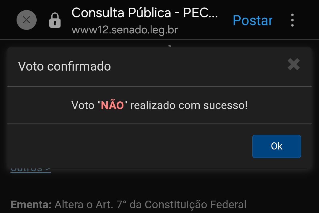 g_vgouvea's tweet photo. 🚨VOTEM NÃO NA PEC DO PATRÃO! 

O Senado abriu uma consulta pública sobre a PEC das “horas flexíveis”, que quer deixar o trabalhador brasileiro refém da negociação com o patrão em vez de acabar com a escala 6x1. 

VOTE NÃO: https://t.co/RCpTvoWDC1 https://t.co/9oA0cF7tud