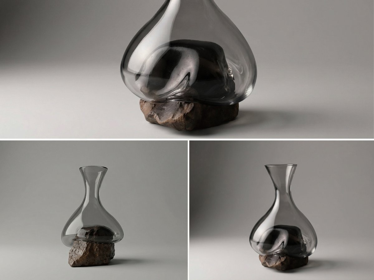 CarlsonChe855's tweet photo. Flowers Look Different in Sculptural Glass

Designed to exist beautifully even without flowers.
This crystal vase and natural stone pairing creates a calm, sculptural presence inspired by wabi-sabi aesthetics.
Minimal. Organic. Timeless.

#CrystalVase #ModernVase #WabiSabiStyle https://t.co/ZYTi5TDNcy