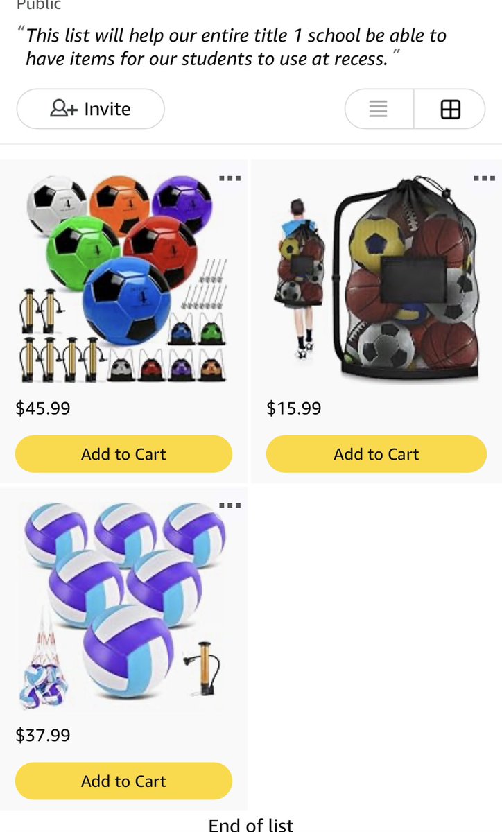 DrSalitas's tweet photo. Sports balls and mesh bags are the only items left on our recess list. Thank you so much for all your support. ❤️❤️❤️

https://t.co/y59ecv7ZWL https://t.co/Vu5QiBzXbo