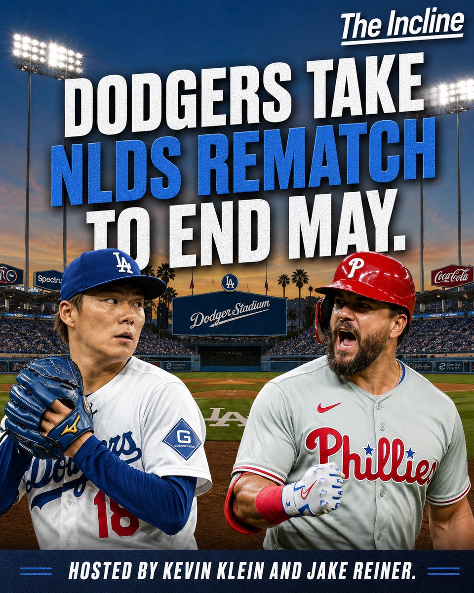 TheInclinePod's tweet photo. HUGE Dodgers podcast live show on deck at 715 with @klein25 and @Reiner_Jake presented by @FanDuel.
Come join us bc there’s a ton of content to cover.

Chat here: https://t.co/UZF38C3ul5 https://t.co/Dj3gafpxH5