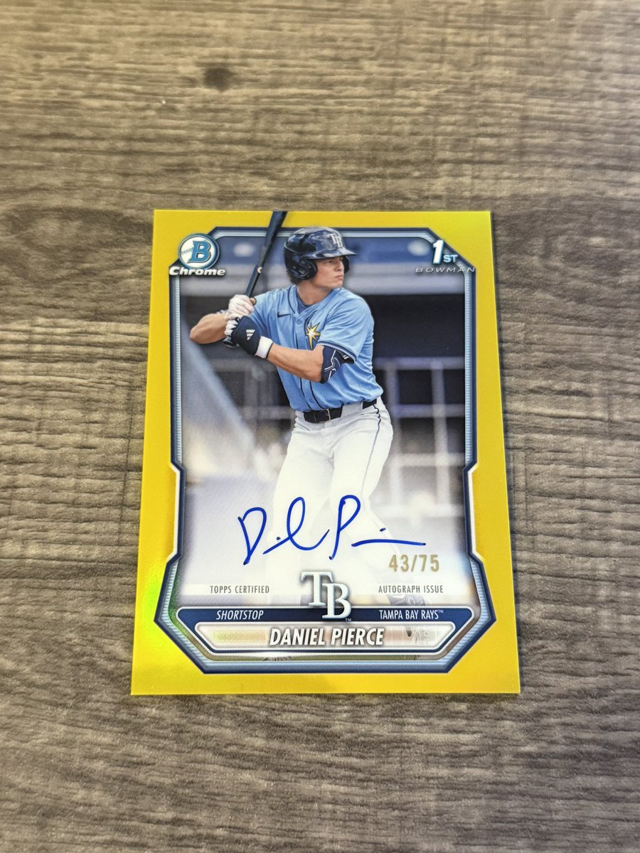 JRPhotosWI's tweet photo. @Elliott0924 @davisdugout @premiercards_2 Parker $300
Marek $80
Pierce $300 https://t.co/JG3wLsJFI5