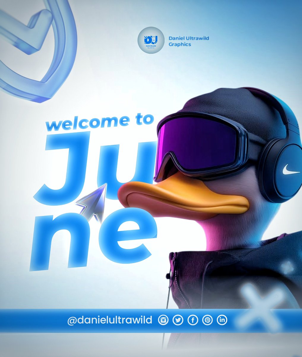 DanielUltrawild's tweet photo. Happy New Month Guys!! 🤝
Welcome to the month of June 🩵 
As we start this new month I pray it comes  with blessings and many opportunities 🙏🙏

Designed by Daniel UltraWild󱢏 

Send a DM if in need of a design today 📥 🤝

#june #graphicdesign #HappyNewMonth https://t.co/X6MNraQdDJ