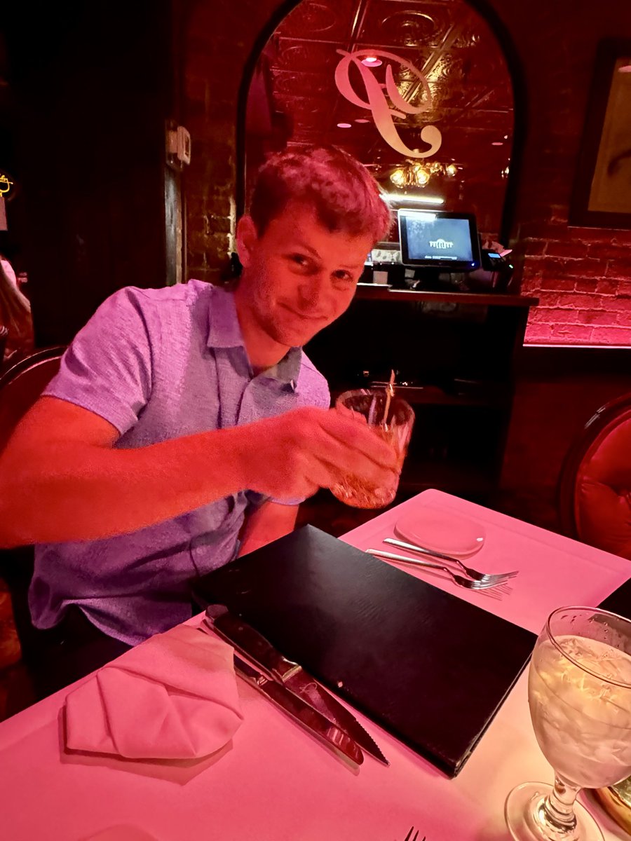 AngRudy11's tweet photo. Celebrations continue! Proud of you Nicholas - graduated in 4 years and a job as a data analyst. A well deserved @TheRealJeffRuby steak! @Rich57531466 https://t.co/wgaqJPoECo