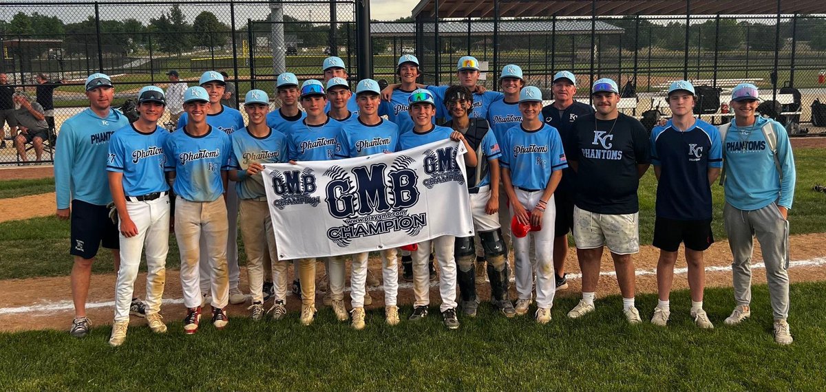 KCPhantoms's tweet photo. 16u National wins the @GMBStl Super 200 at Lippold Park this weekend! https://t.co/jKycLsxqQl