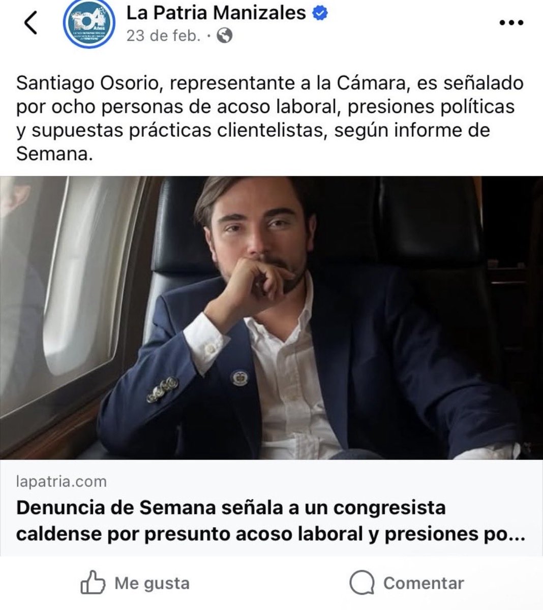 Axxen04's tweet photo. Hablemos Santiago Osorio 🚨

La corte suprema lo a investigado por injuria y calumnia,y recientemente publico ¿quién pagó los vuelos privados en los que se movió? como dando a tender que Abelardo le pagó los vuelos, lo de este señor es increíble https://t.co/RX2o3sLDuj