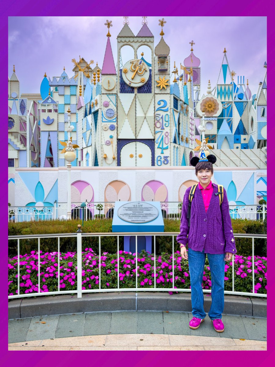 KenRalphLee's tweet photo. It's Small World After All! 🏰🌏🎨🌷💜
#HKDisneyland #ItsASmallWorld #FantasyLand https://t.co/6Bn4oljc0K
