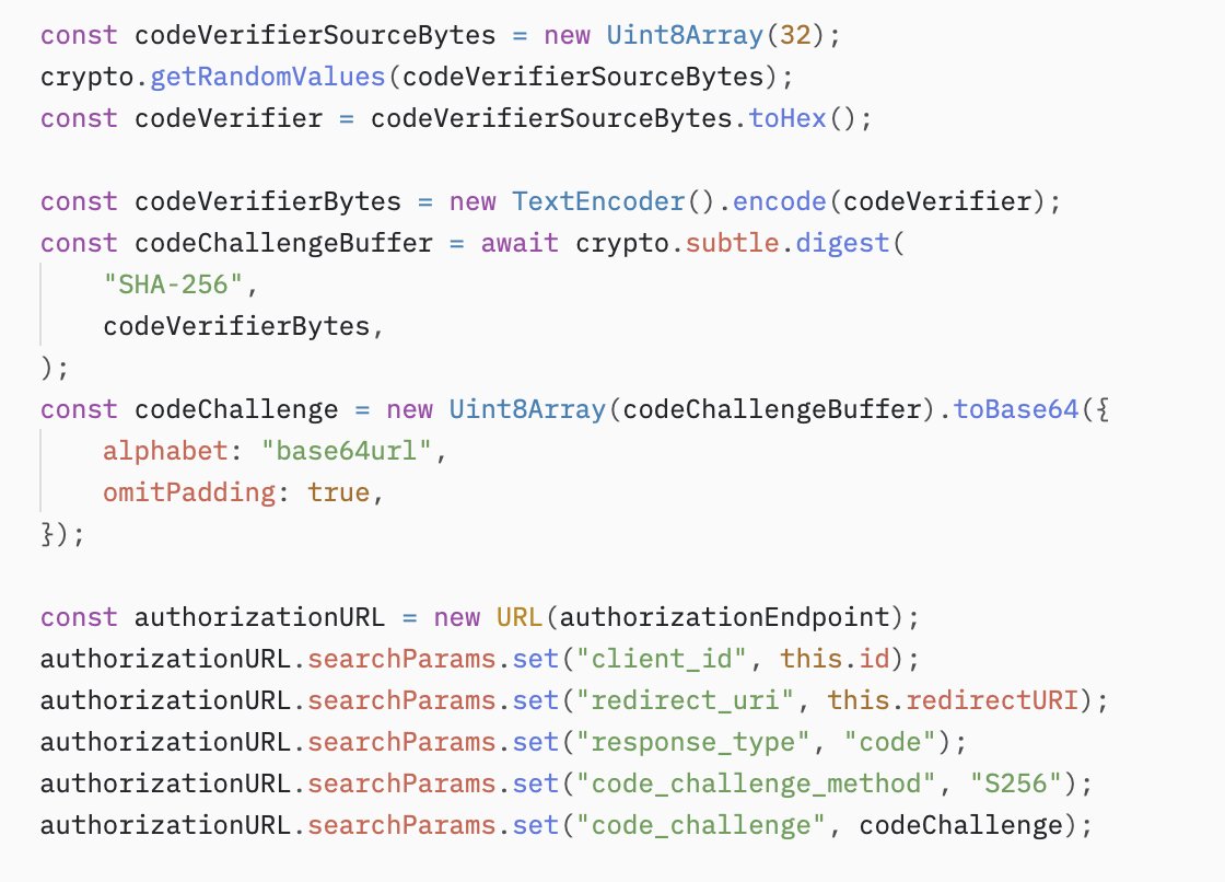 pilcrowonpaper's tweet photo. Do we really need a library for OAuth?

Especially since providers can add their own request parameters (login_hint=SUB) and response fields ("refresh_token_expires_in": 3600)

It's mostly just a JSON validator at this point https://t.co/EcNG0SQHZq