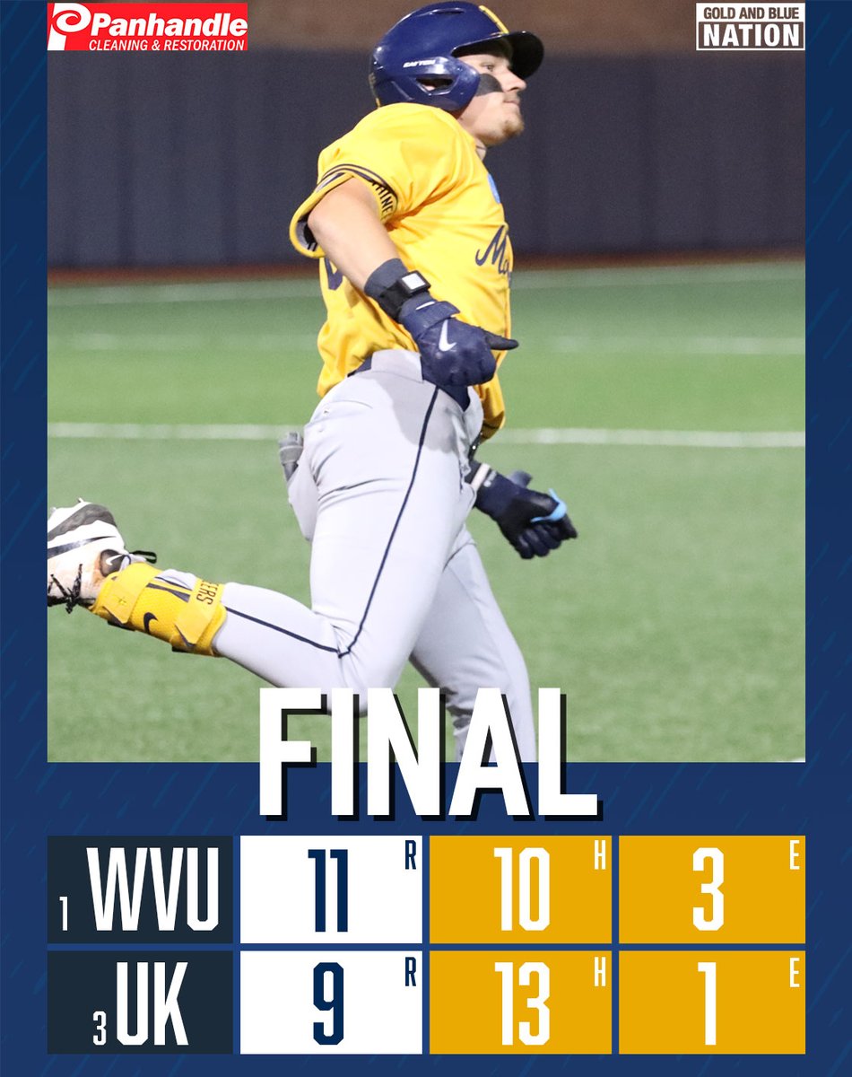 GoldAndBlueNtn's tweet photo. Mountaineers rally in the ninth to force a winner-take-all championship game tomorrow!

#HailWV https://t.co/uMvTbgbsP8
