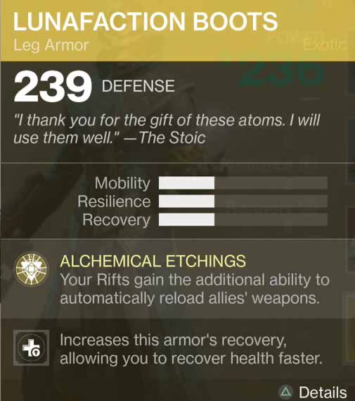 Cuzzie09's tweet photo. @A_dmg04 @falloutplays @A_dmg04 speaking of exotic armor changes any chance these make a come back to its D2 glory days? https://t.co/nBsaCNH56Z