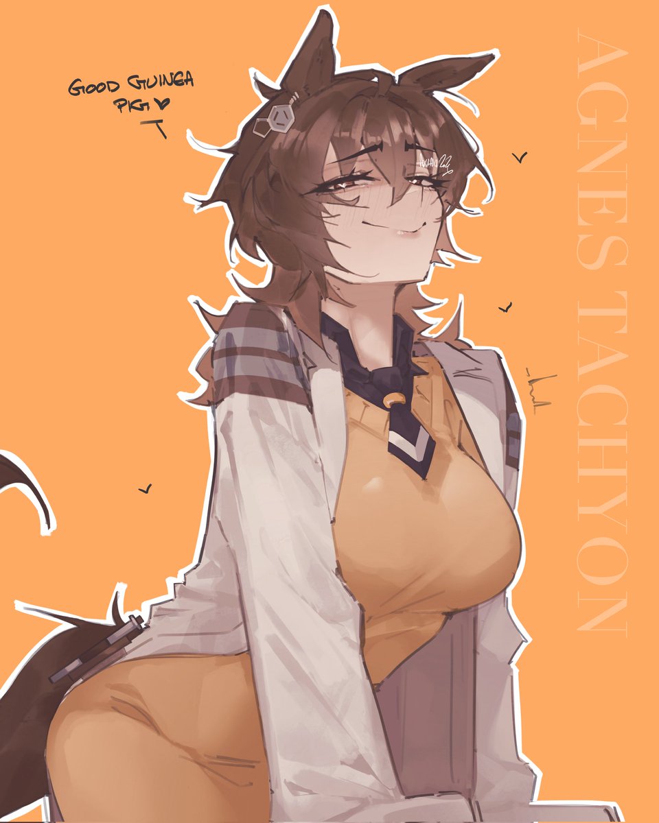 notaxuaxi's tweet photo. Agnes tachyon² #animeart #ocart https://t.co/3uzAhD4hpt