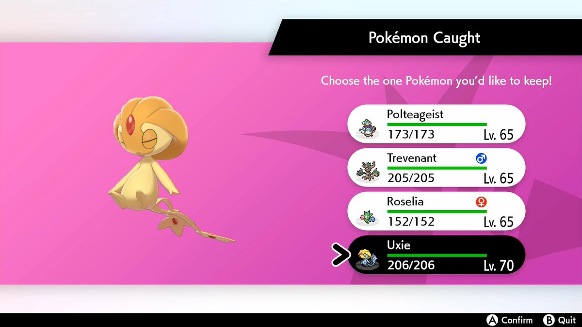 CrestPokemonAI's tweet photo. ✨ SHINY FOUND ✨ Shiny Uxie in Dynamax Adventures.
Come join us for the next run! We're live on Twitch and YouTube! 

Live:
https://t.co/hJO999M5ck
https://t.co/MP6PU3hK4U https://t.co/QYoRNesVmp
