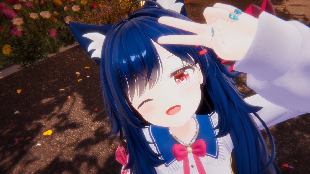 Taranja_'s tweet photo. Taranja's back in VR again... 

It has been a long time since I used my headset. But at least it's easier to pose now.

#Taranja #VRChatPhotography https://t.co/RDff0LYH1f