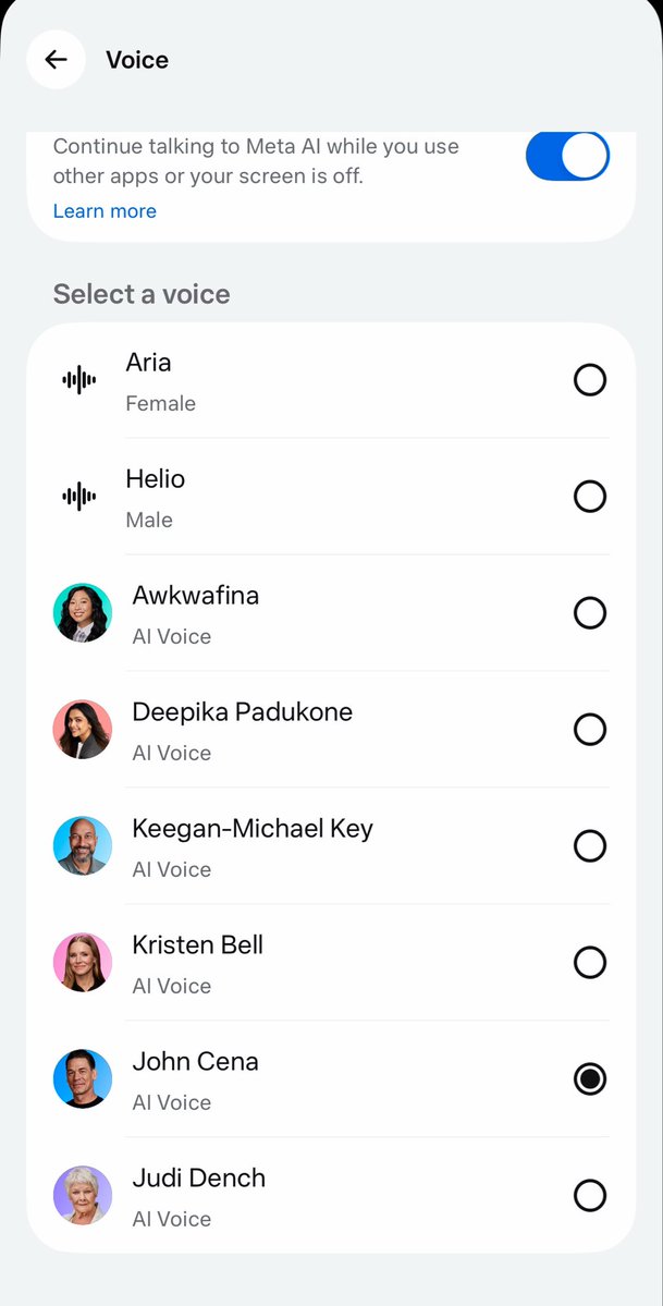 Oracleof0maha's tweet photo. @evrgn11112231 @LeveragedFun Didn’t even realize there was a Meta Ai standalone app and decided to give it a try. 

This is awesome😂 https://t.co/3OwhZhKqC7