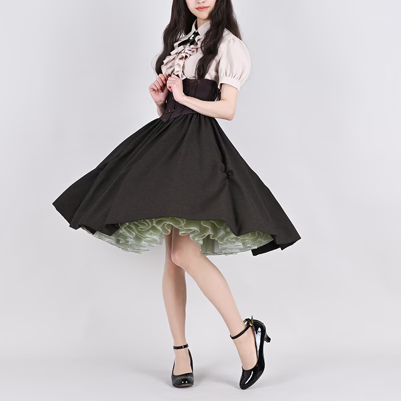 NOS_PROJECT's tweet photo. 【pick up】運命のパニエ メロンジェム

スカートの中いっぱいのフリルは、まるで大きな花束のよう。
歩く度、ふわり、ふわりと軽やかに。 https://t.co/CMUGoUZinb