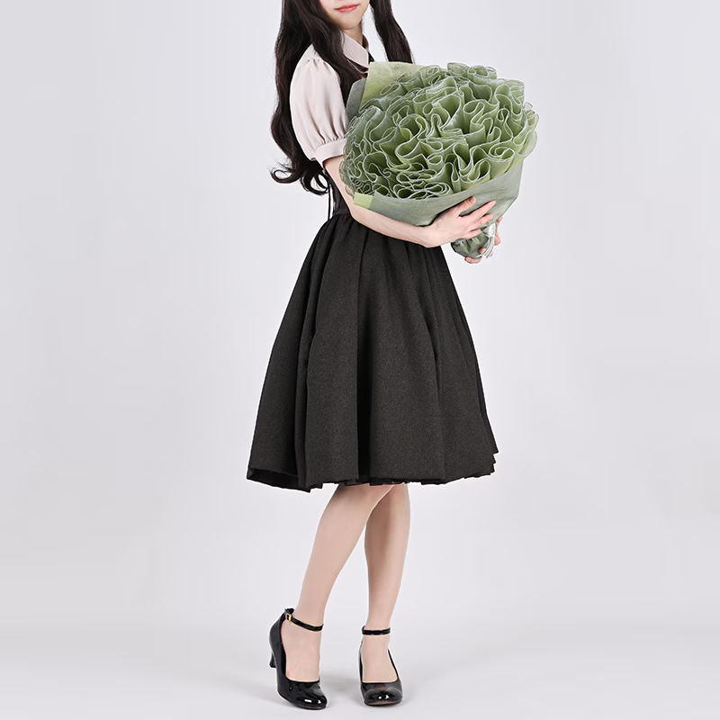 NOS_PROJECT's tweet photo. 【pick up】運命のパニエ メロンジェム

スカートの中いっぱいのフリルは、まるで大きな花束のよう。
歩く度、ふわり、ふわりと軽やかに。 https://t.co/CMUGoUZinb