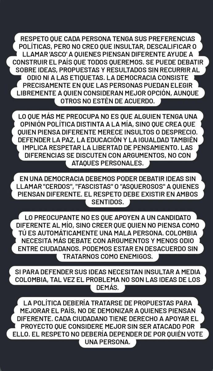 Daniela25979342's tweet photo. Votar distinto no es un delito, es parte de la libertad que todos defendemos. https://t.co/jLur19YnZ6