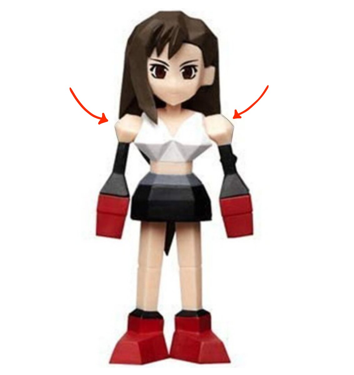 CGjim's tweet photo. My indisputably CORRECT interpretation of PS1 Tifa! 🧐 https://t.co/aqcbmLurKG