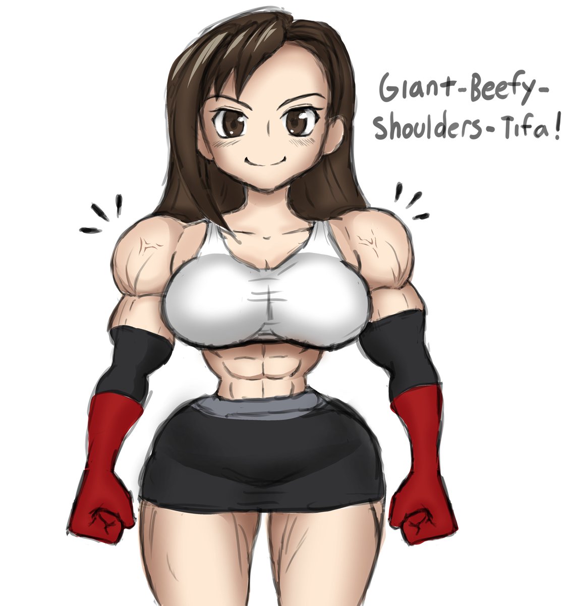 CGjim's tweet photo. My indisputably CORRECT interpretation of PS1 Tifa! 🧐 https://t.co/aqcbmLurKG