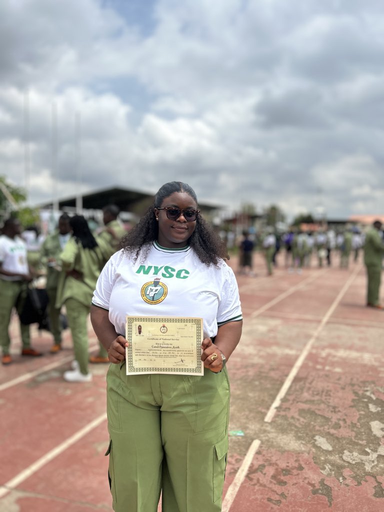 _emichellep's tweet photo. Batch A Stream 2 2025
NYSC TITAN🤍✨ https://t.co/bSjLqTDb3A