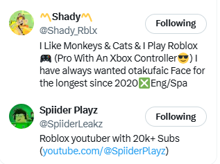 Gamer_3lol's tweet photo. @Shady_Rblx @SpiiderLeakz ❇️ https://t.co/xA8V38co8K