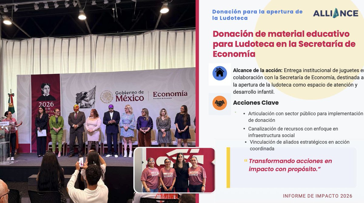 enmerka's tweet photo. Lo que más me sorprendió de Impulsa

No fue la cantidad de juguetes.

Fue la cantidad de personas que decidieron involucrarse.

Empresarias. Funcionarias. Voluntarias. Aliados estratégicos.
Personas que entendieron que el liderazgo no se mide por los cargos que ocupamos.
Se mide por el impacto que dejamos.
Y eso vale mucho más que cualquier discurso.
#ImpulsaAlliance