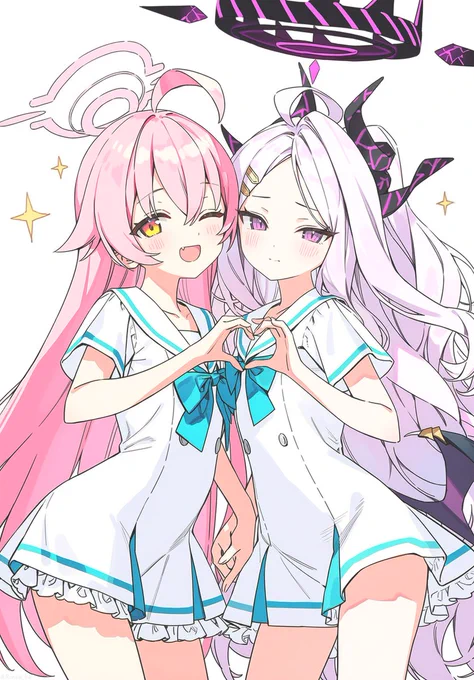 小鳥遊ホシノ&空崎ヒナ #ブルアカ #BlueArchive