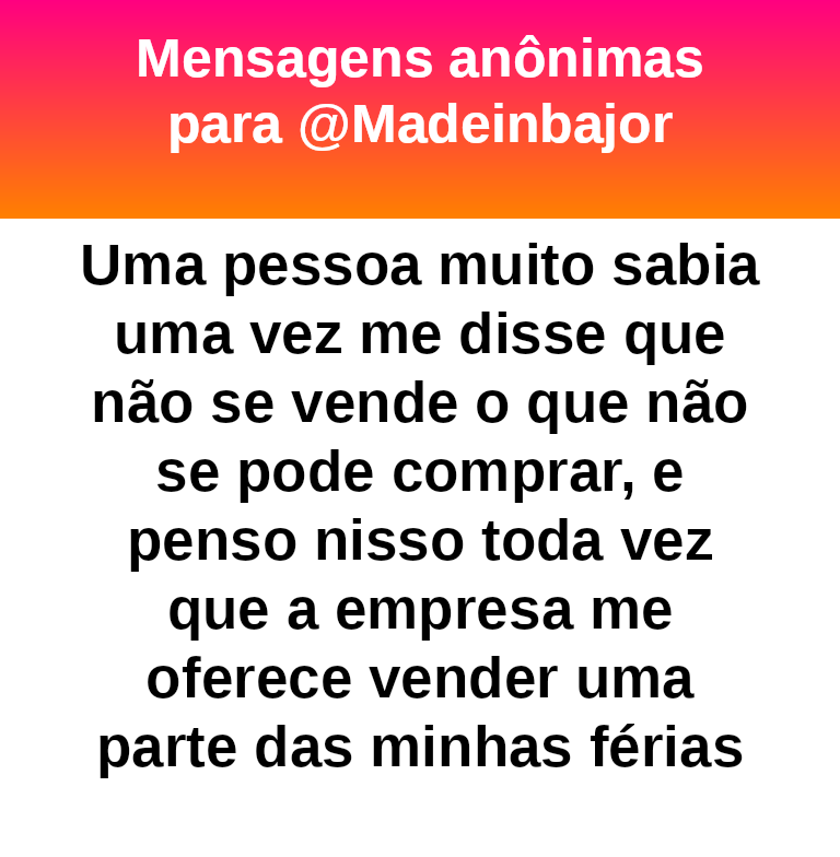 madeinbajor's tweet photo. " não se vende oq não se pode comprar" 
Anotei isso e vou levar pra vida.  #bajo40886 https://t.co/m4u0w7JxQo