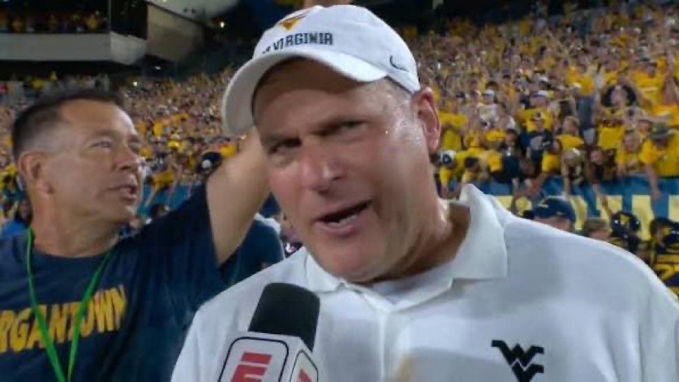 RipchikSpencer's tweet photo. A man once said the “West Virginia Mountaineers don’t ever quit.” https://t.co/BKpivZhndF