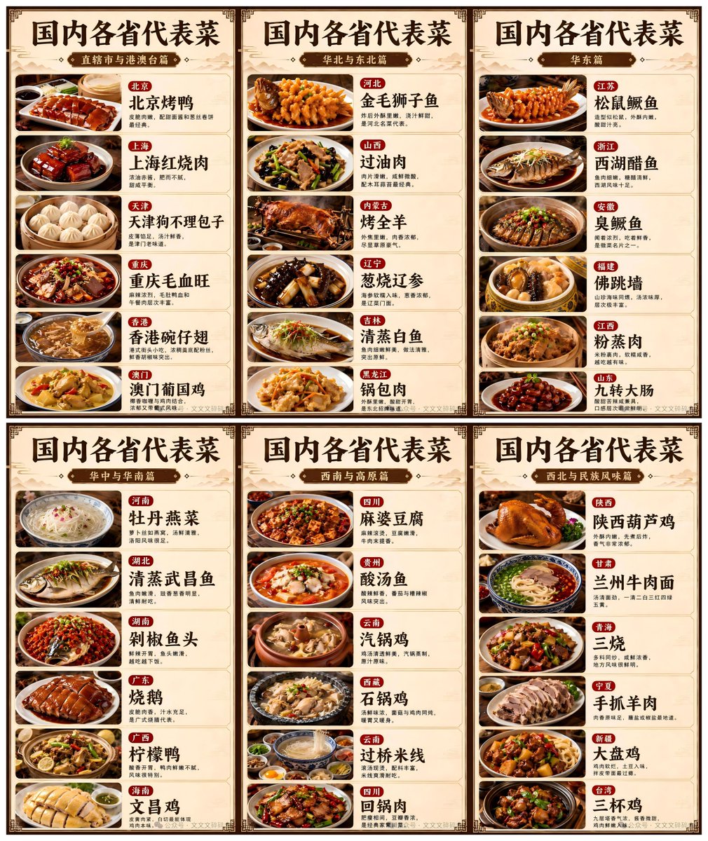 2025Winnie's tweet photo. 每个省的代表美食都是多到不胜枚举，但有一种美食，只要你一说出它的菜名，就自然而然的会说出来它的所属省地。你吃过的有哪些？ https://t.co/4zu1EFbg2M