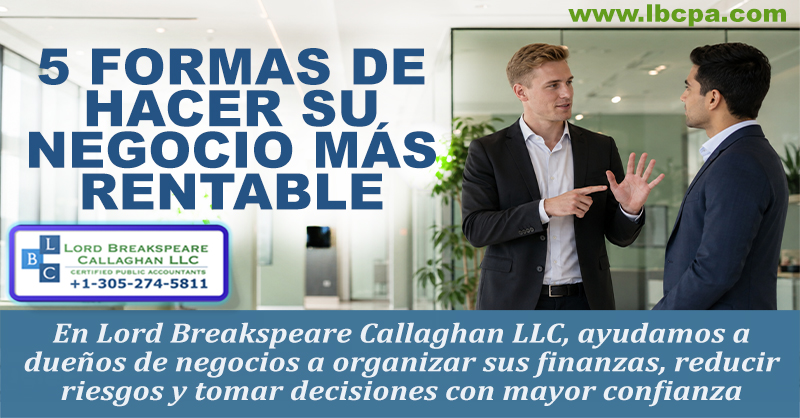 LBCPAtips's tweet photo. 💼 Vender más no siempre significa ganar más.
La rentabilidad mejora cuando su negocio conoce sus números, controla gastos, mejora el flujo de efectivo, revisa precios y planifica impuestos. 📊💰
LEER MAS : https://t.co/2Q8MTqlv0X
✨ Rentabilidad con estrategia, no con estrés. https://t.co/hmw4WaBOKG